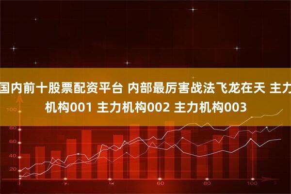 国内前十股票配资平台 内部最厉害战法飞龙在天 主力机构001 主力机构002 主力机构003
